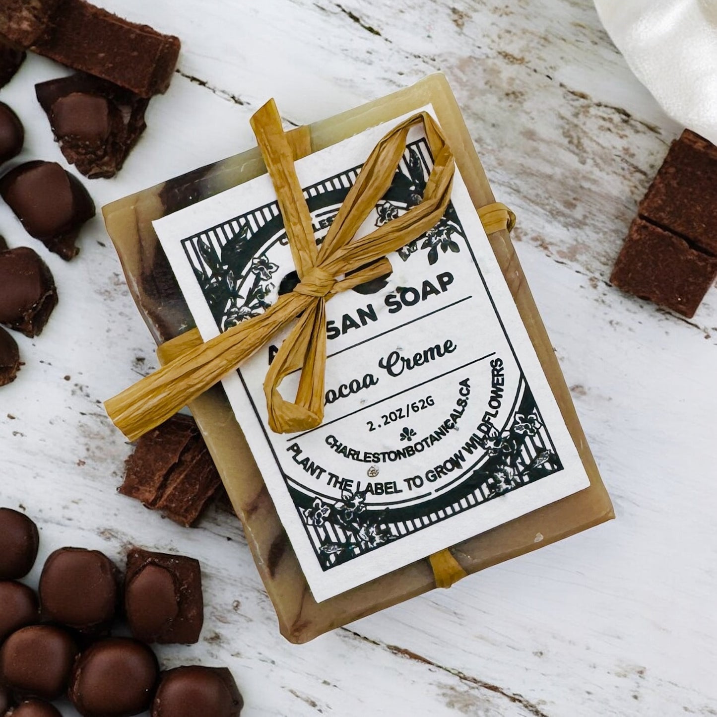 Savon artisanal crème au cacao