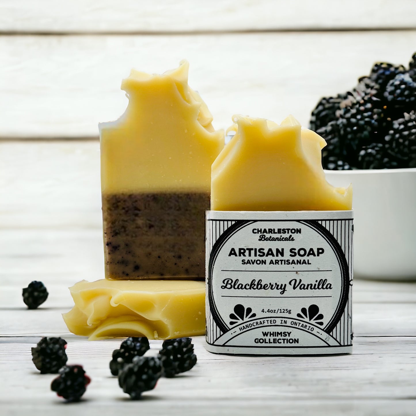Savon artisanal Mûre Vanille