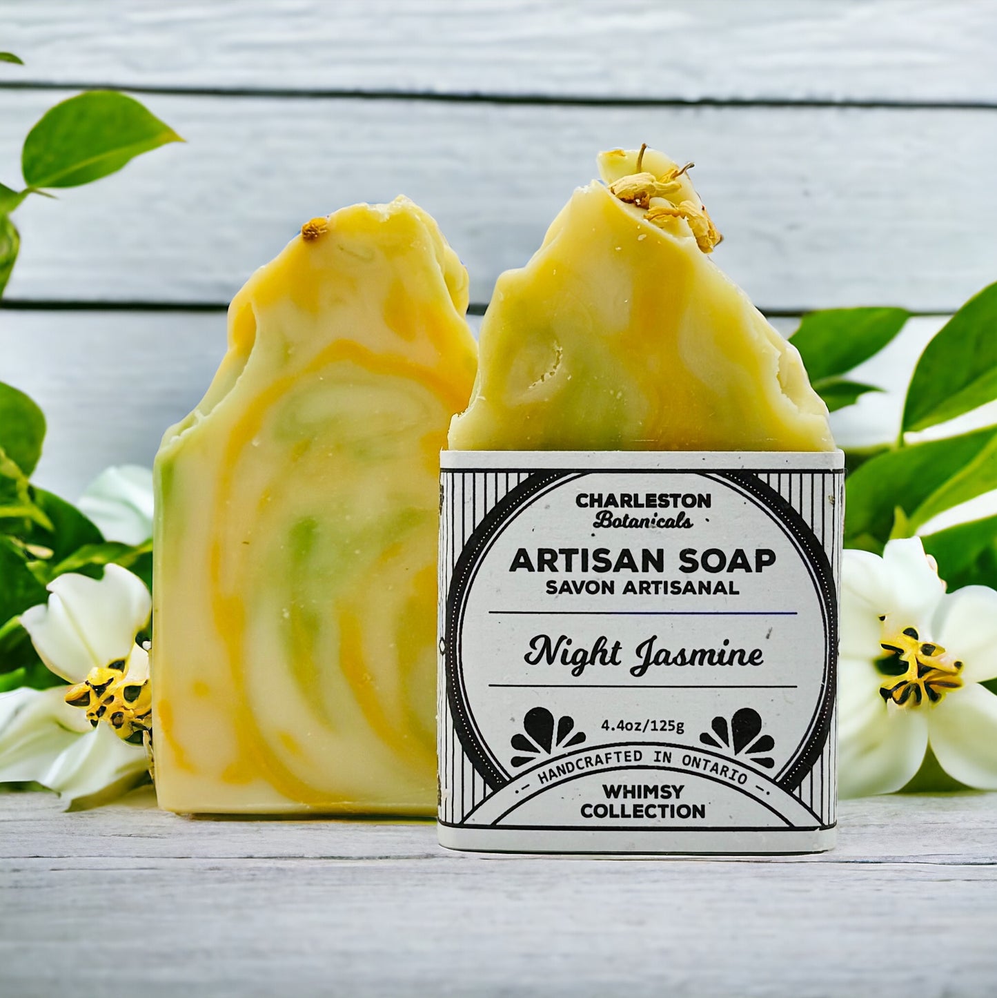 Savon artisanal au jasmin de nuit
