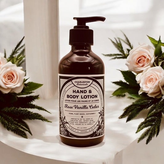 Rose Vanilla Cedar Hand & Body Lotion