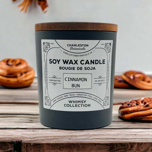 Cinnamon Bun Wood Wick Candle