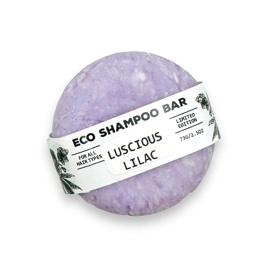 Barre de shampoing écologique Luscious Lilas