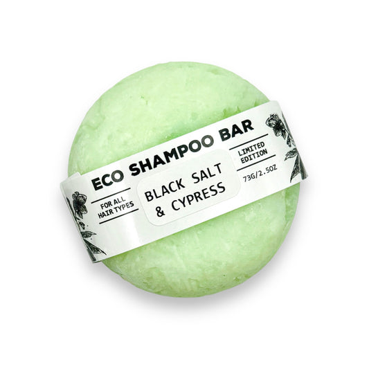 Black Salt & Cypress Eco Shampoo Bar