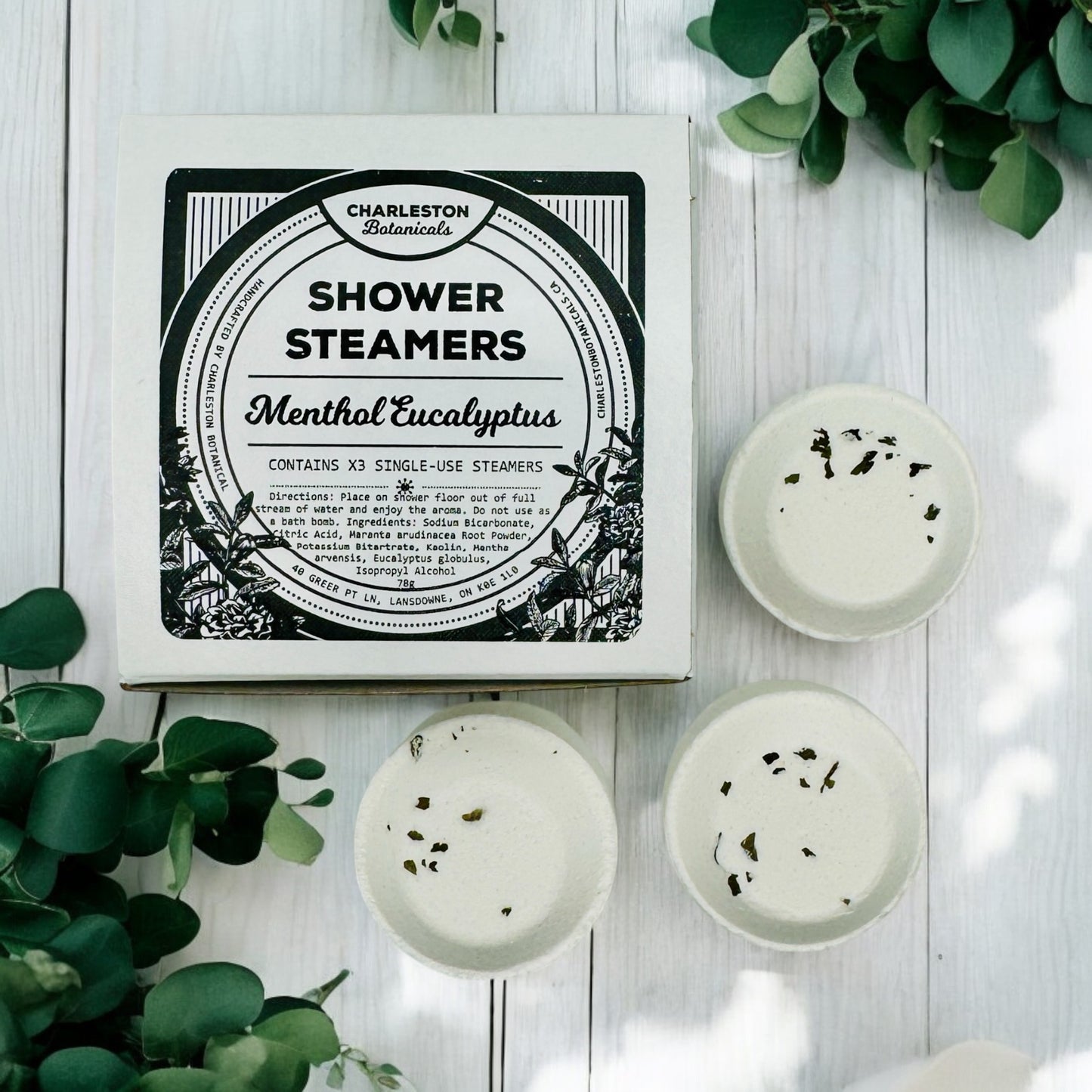 Menthol Eucalyptus Shower Steamers