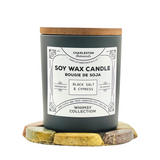 Black Salt & Cypress Wood Wick Candle